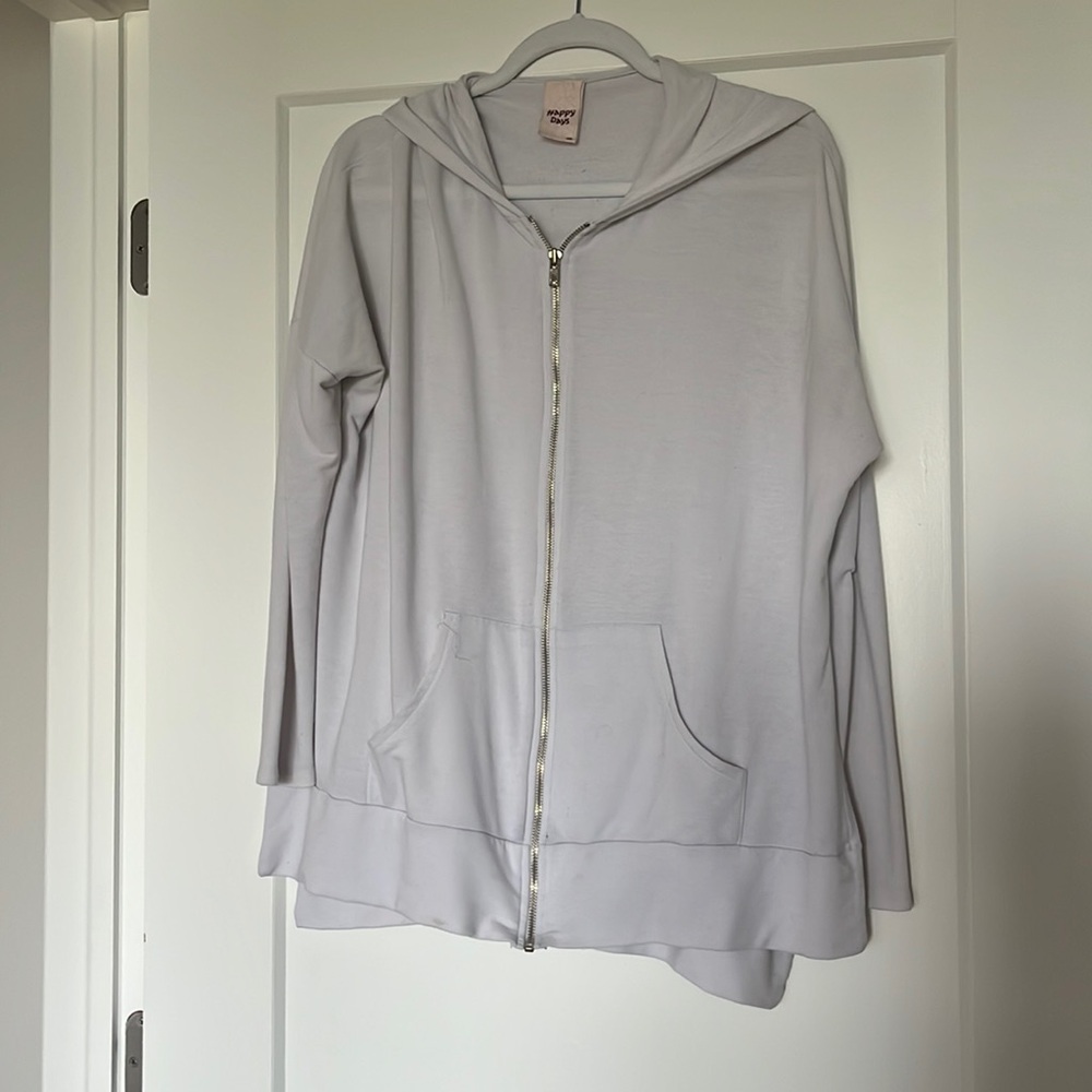 3 for $10 - white oversized hoodie